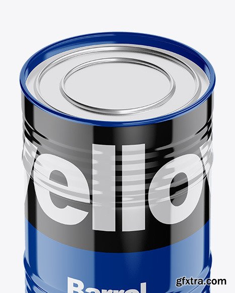 Glossy Barrel Mockup 45782