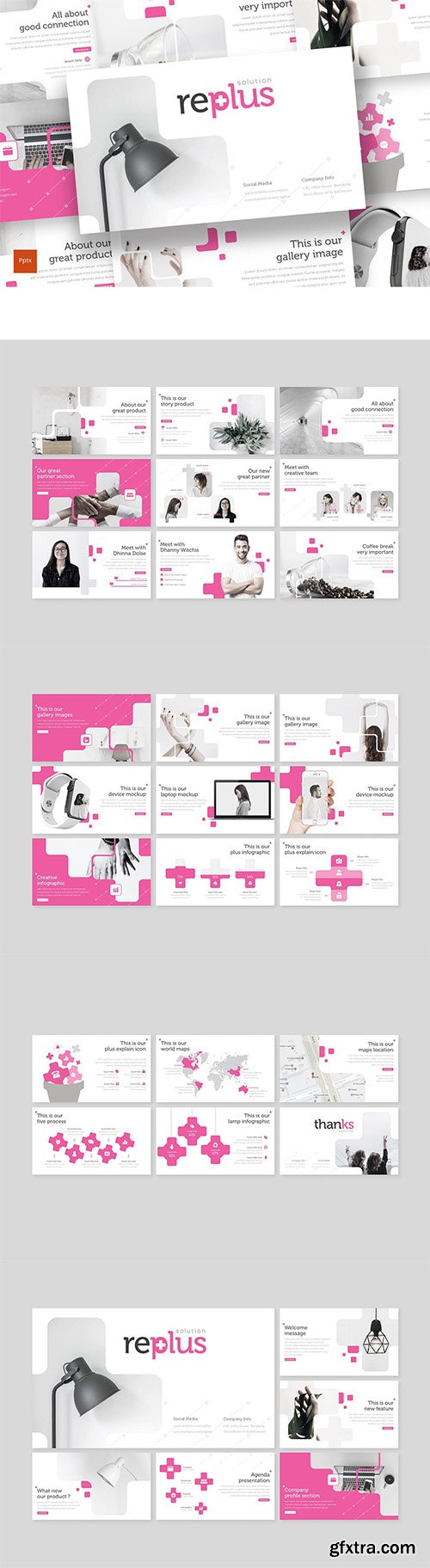 Replus - Powerpoint, Keynote and Google Slides Templates