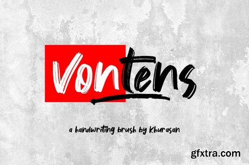 Vontens Brush Font