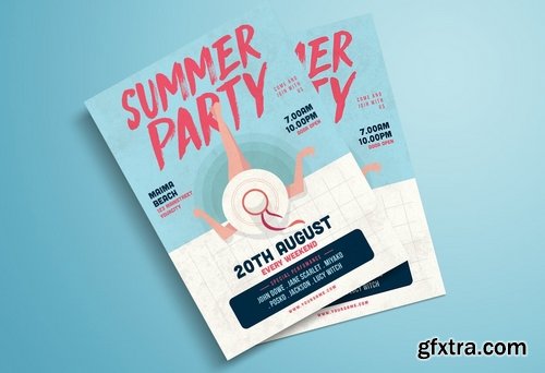 Summer Pool Flyer