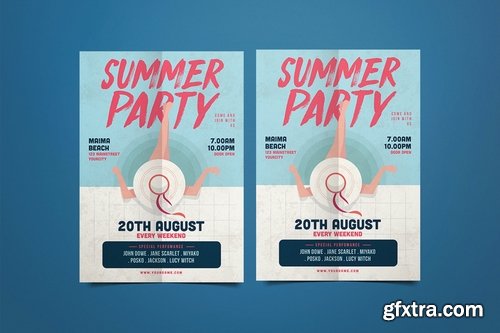 Summer Pool Flyer