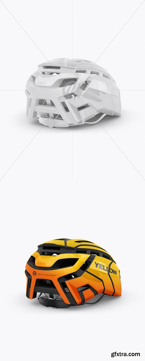 Cycling Helmet Mockup - Half Side View 27439