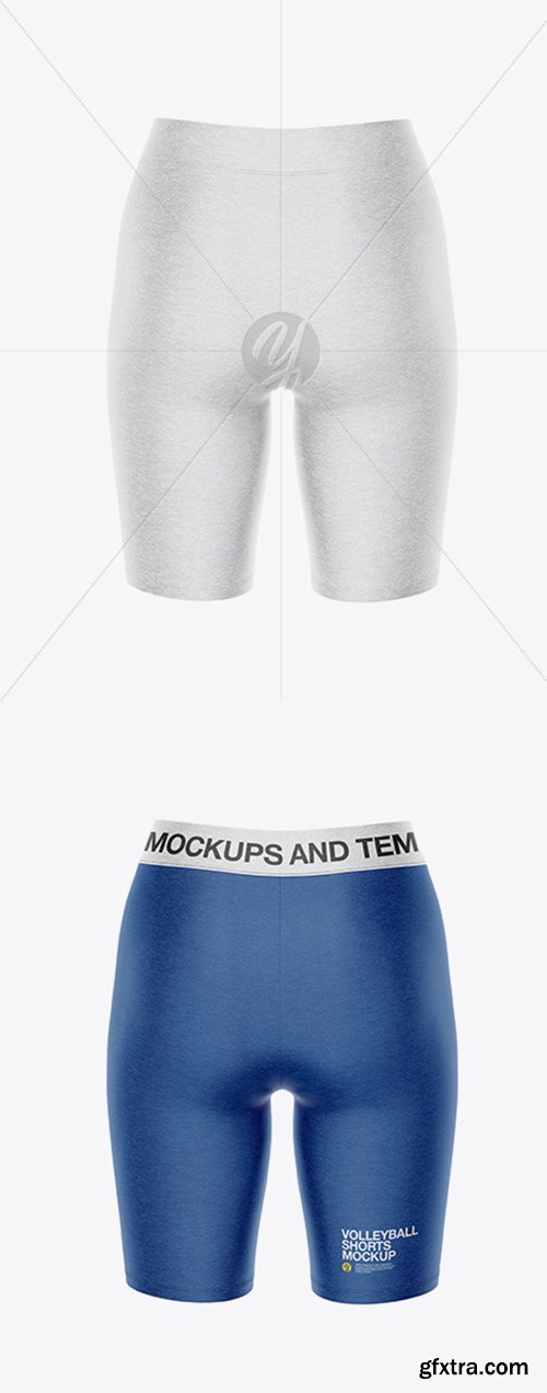 Melange Women's Shorts - Front View 45207