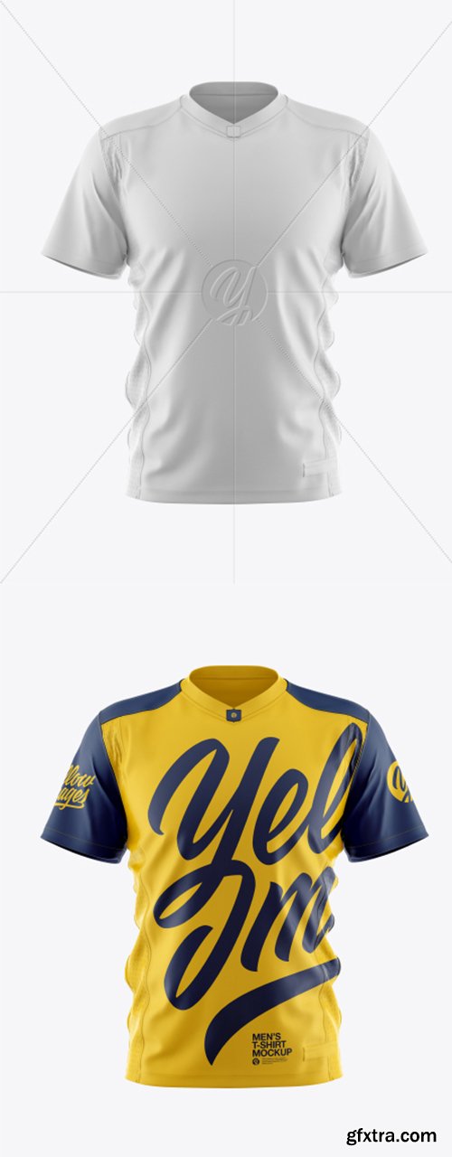 Men's T-shirt Mockup 43108 Men's T-shirt Mockup 43108