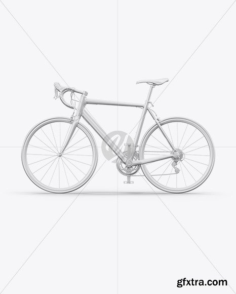Road Universal Bicycle Mockup - Left Side View 45694