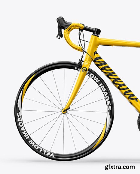 Road Universal Bicycle Mockup - Left Side View 45694