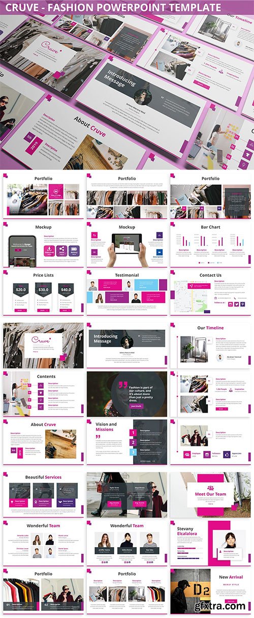 Cruve - Fashion Powerpoint Template