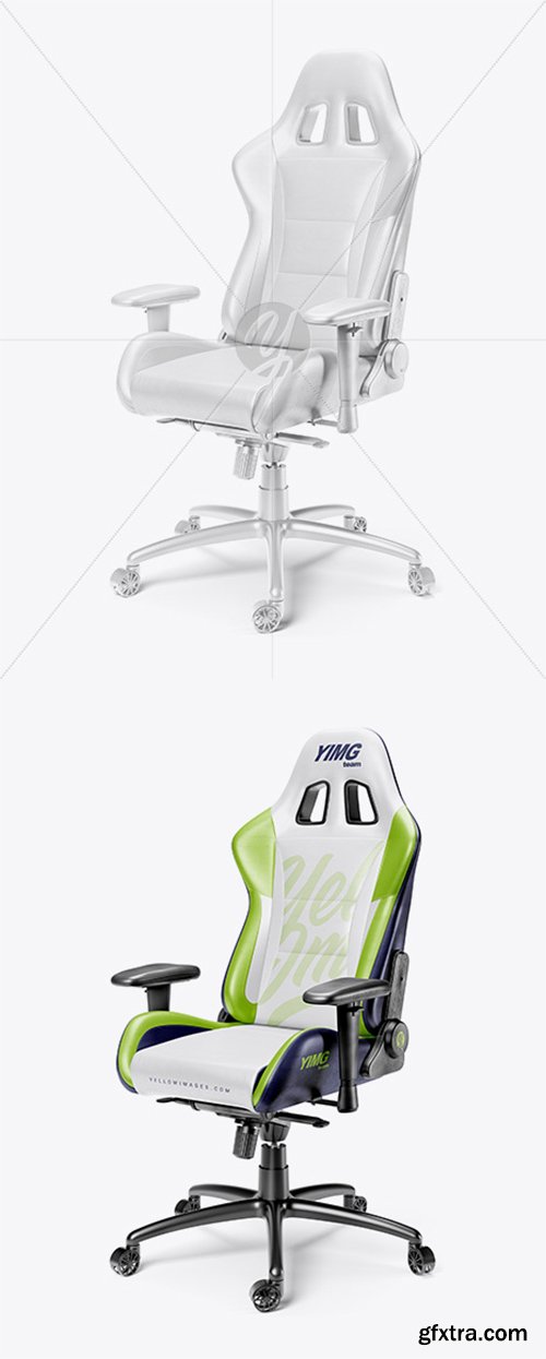 Gaming Chair Mockup - Half Side View 28001 Gaming Chair Mockup - Half Side View 28001