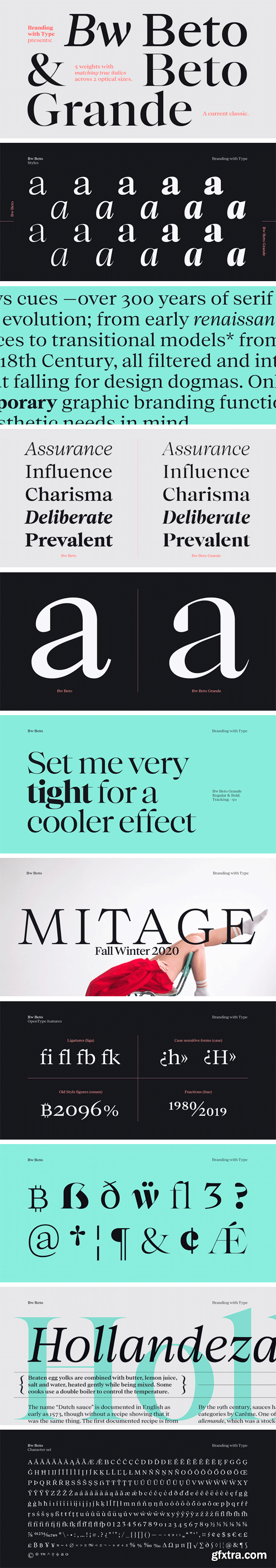 Bw Beto Font Family