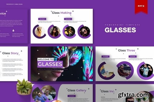 Glasses - Powerpoint Google Slides and Keynote Templates