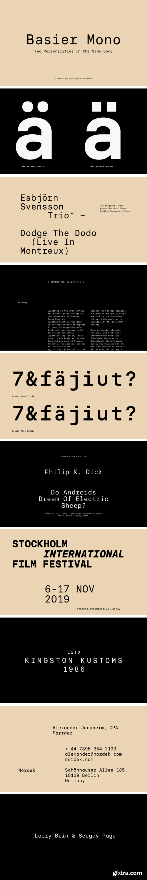 Basier Mono Font Family