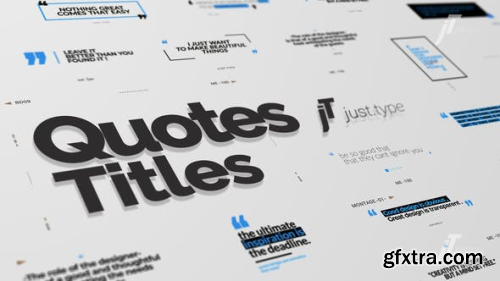 VideoHive Just Type | Quote Titles 24063142