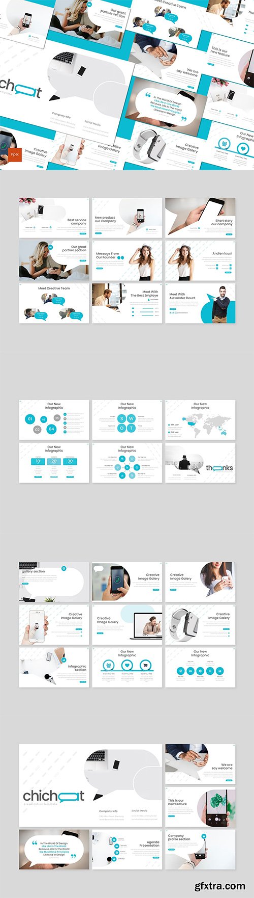 Chichat - Powerpoint, Keynote and Google Slides Templates
