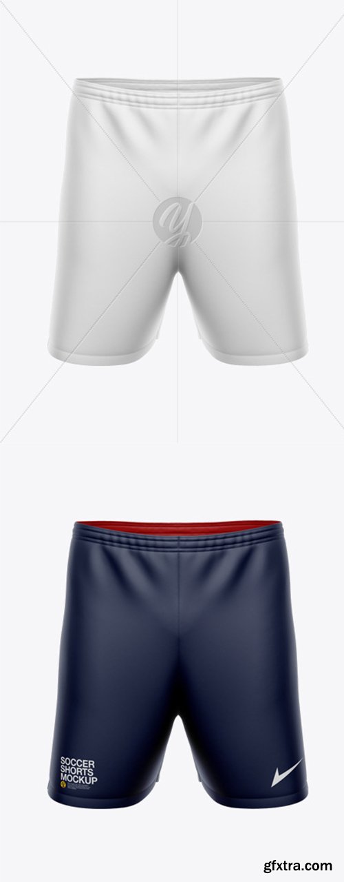 Men's Soccer Shorts Mockup 45588
