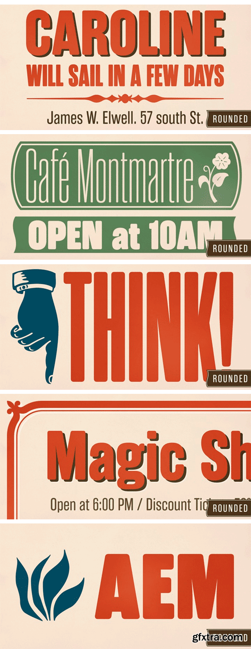 Rama Gothic Rounded Font Family