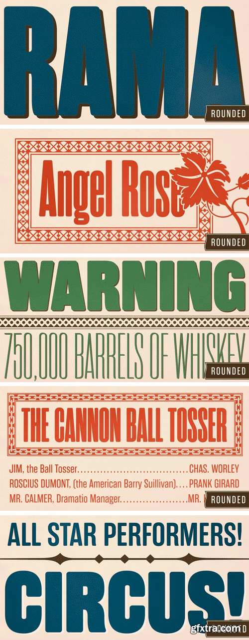 Rama Gothic Rounded Font Family