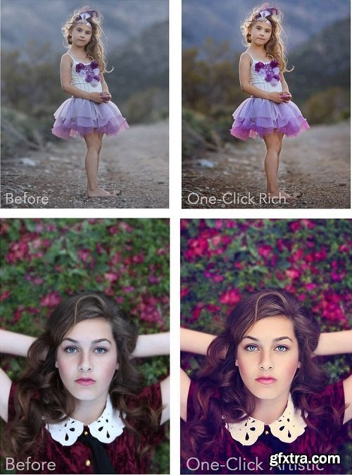 Jessica Drossin - One-Click Portrait Perfection Photoshop Actions