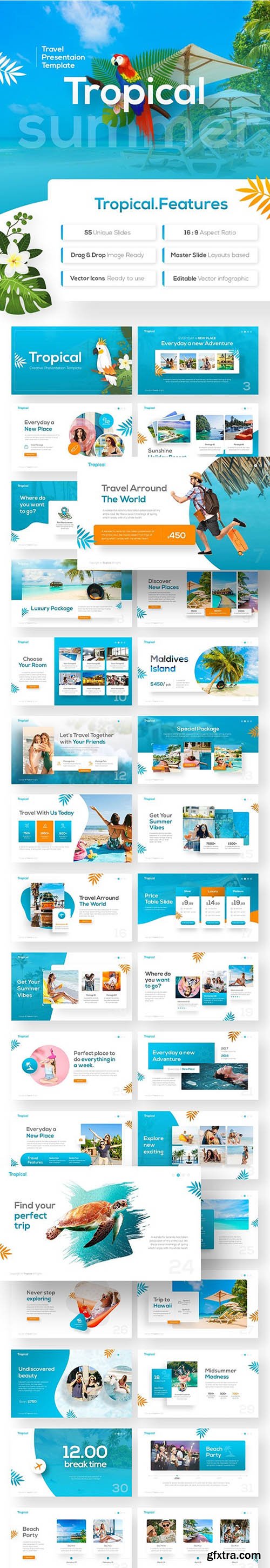 Tropical Travel Presentation Template 22733329 Tropical Travel Presentation Template 22733329