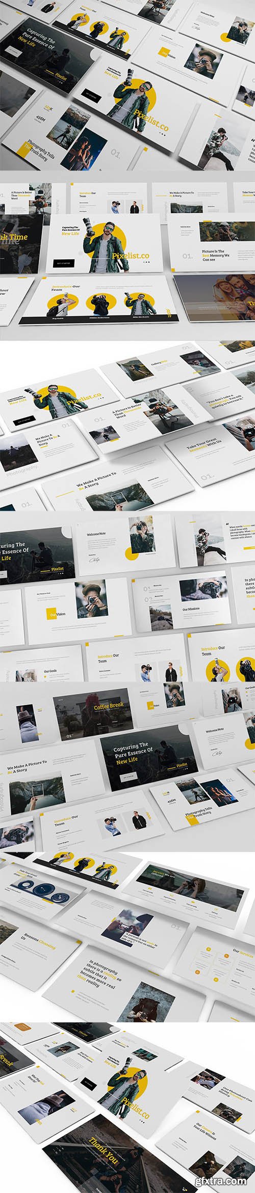 Pixelist - Photography Powerpoint Template Pixelist - Photography Powerpoint Template