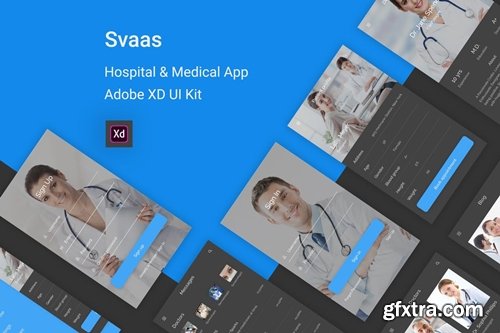 Svaas - Hospital & Medical Adobe XD UI Kit