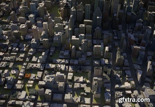 Cgtrader - City 23 Low-poly 3D model