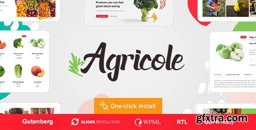 ThemeForest - Agricole v1.0.2 - Organic Food & Agriculture WordPress Theme - 22728085