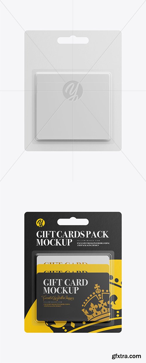 Gift Cards Pack Mockup 38178 » GFxtra