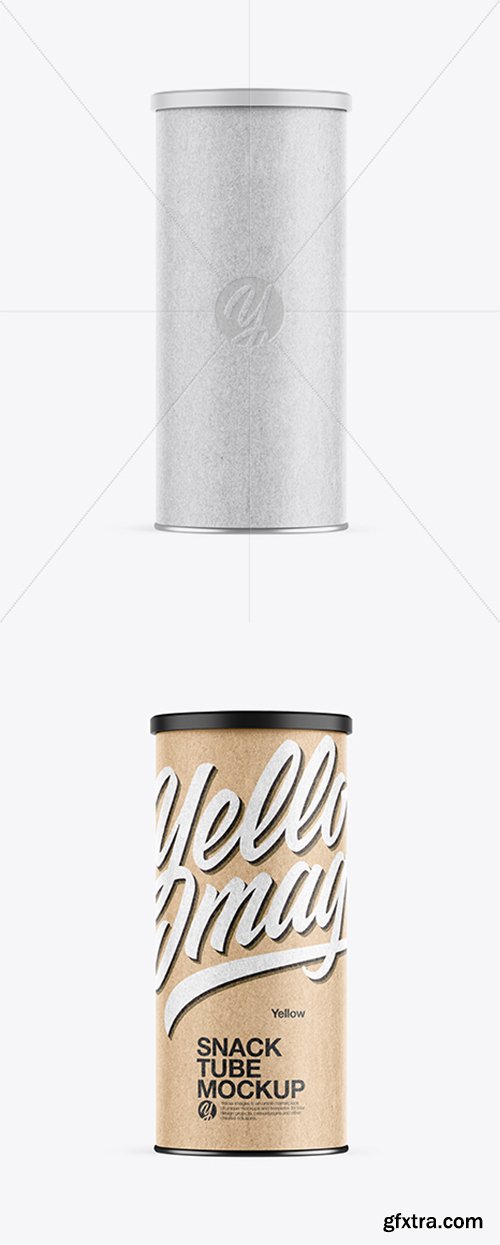 Kraft Snack Tube Mockup 38167 Kraft Snack Tube Mockup 38167