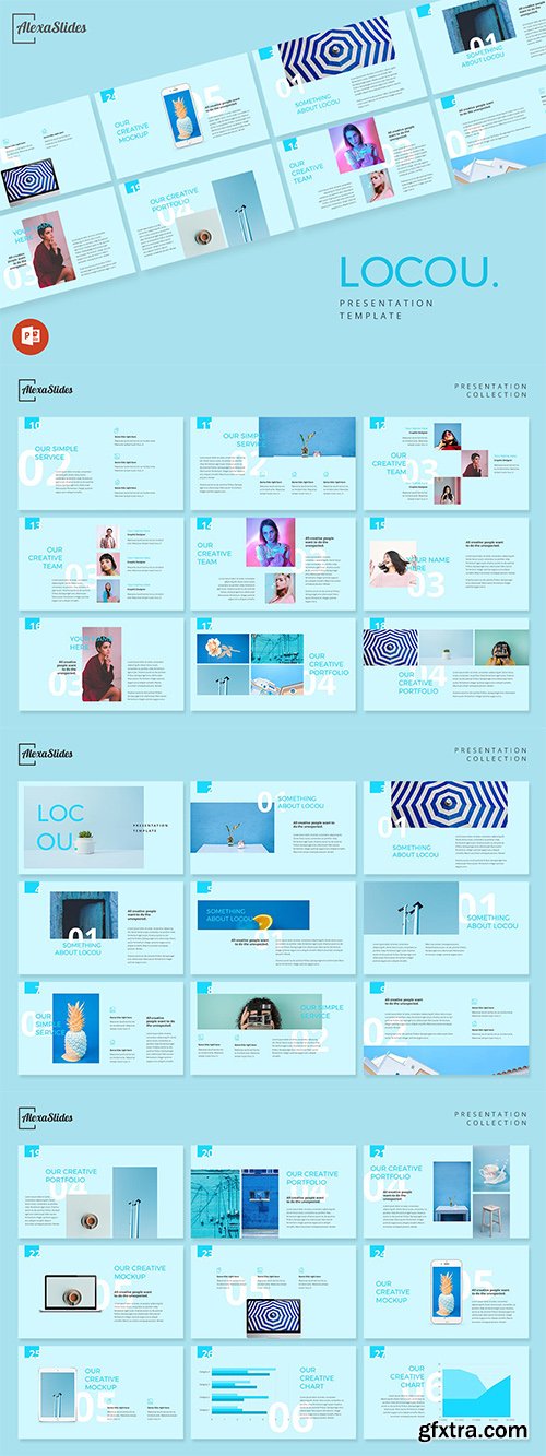 Locou - Fashion Powerpoint, Keynote and Google Slides Templates Locou - Fashion Powerpoint, Keynote and Google Slides Templates