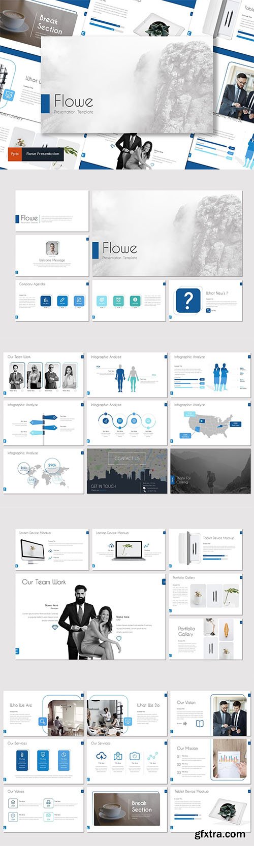 Flowe - Powerpoint, Keynote and Google Slides Templates