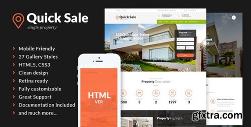 ThemeForest - Quick Sale v1.1 - Real Estate HTML Theme - 13395060