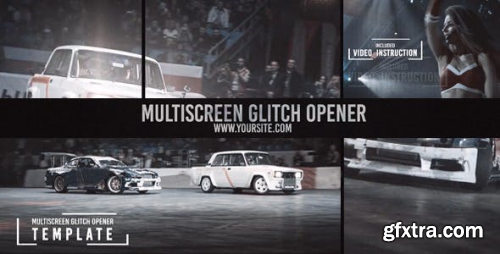 VideoHive Multiscreen Glitch Opener/Reel 13111696