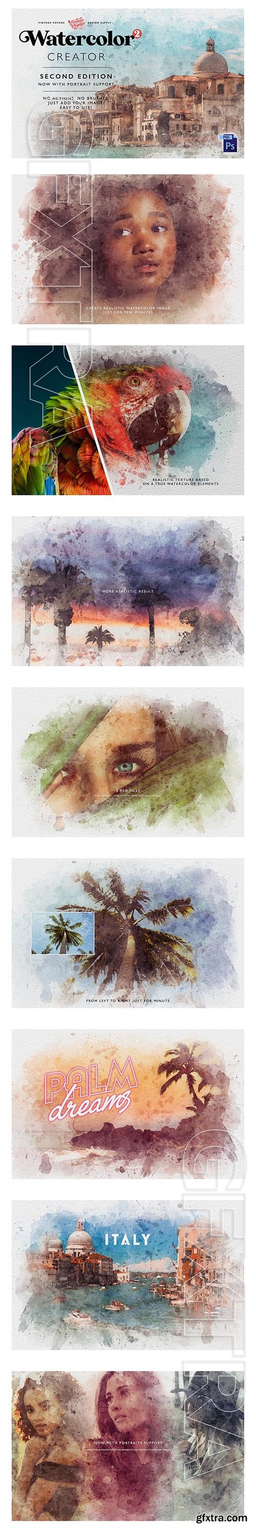 CreativeMarket - Watercolor Creator • Second Edition 3924431