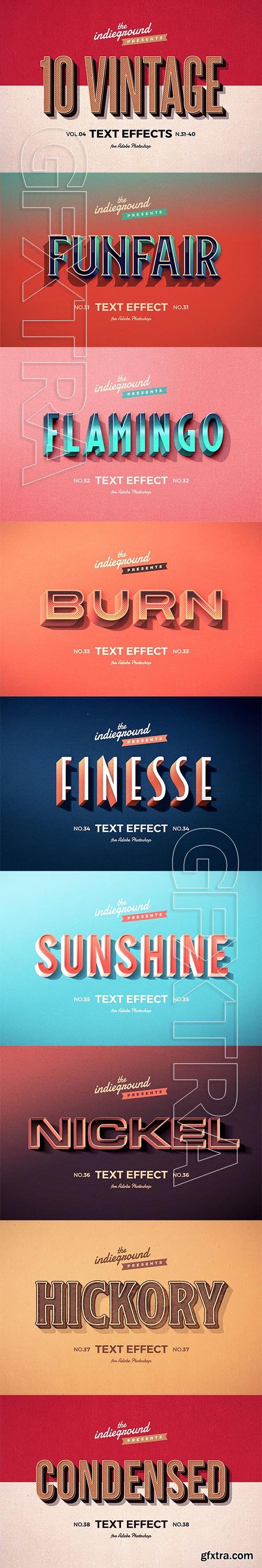 CreativeMarket - Retro Text Effects Vol.4 3950423