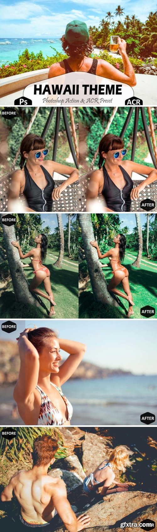 Hawaii Photoshop Actions and ACR Presets 1631649
