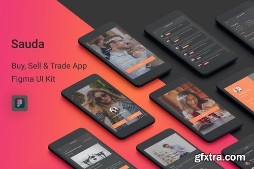 Sauda - Buy, Sell & Trade UI Kit for Figma