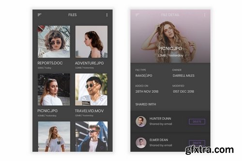 Sanduk - File Sharing Platform UI Kit for Figma