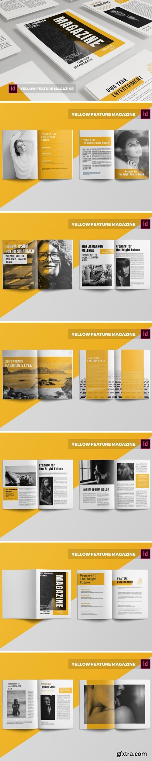 Yellow Future | Magazine Template