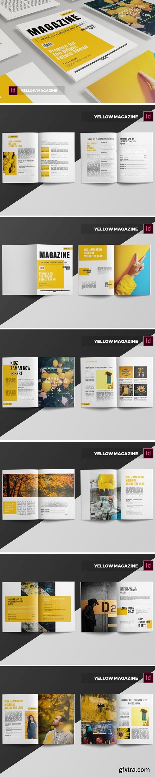 Yellow | Magazine Template