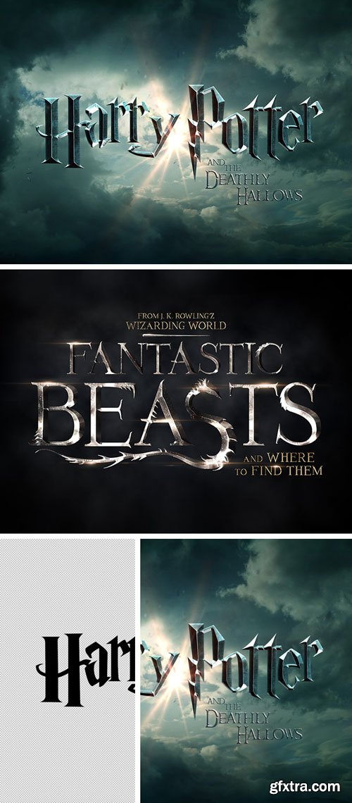 Magic Movies Photoshop Text Effects