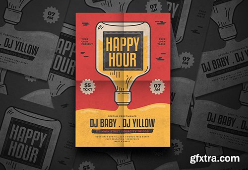 Happy Hour Flyer Happy Hour Flyer