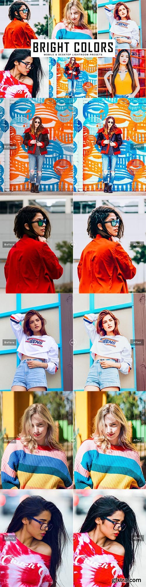 Bright Colors Mobile & Desktop Lightroom Presets