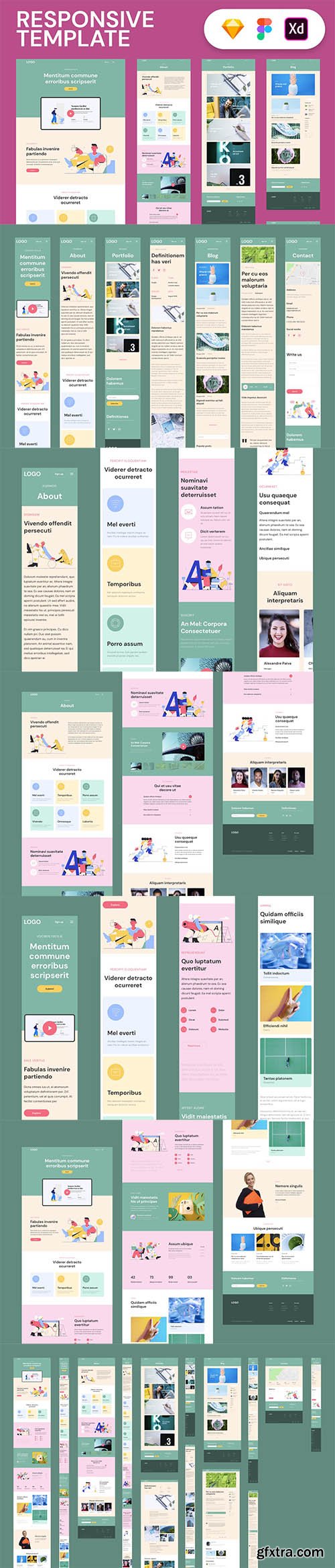Responsive Template Responsive Template
