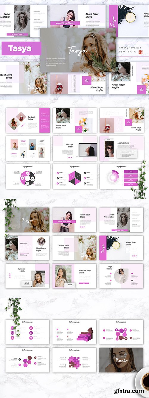 TASYA - Creative Powerpoint, Keynote and Google Slides Templates