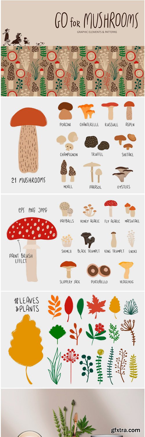 CM - Go for Mushrooms. Forest Collection. 3933507