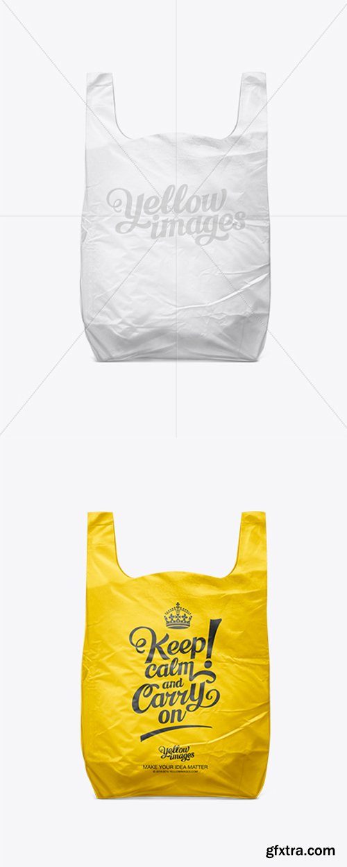 White Plastic Carrier Bag 10342 White Plastic Carrier Bag 10342