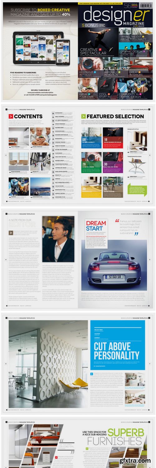 Magazine Template InDesign 1663114