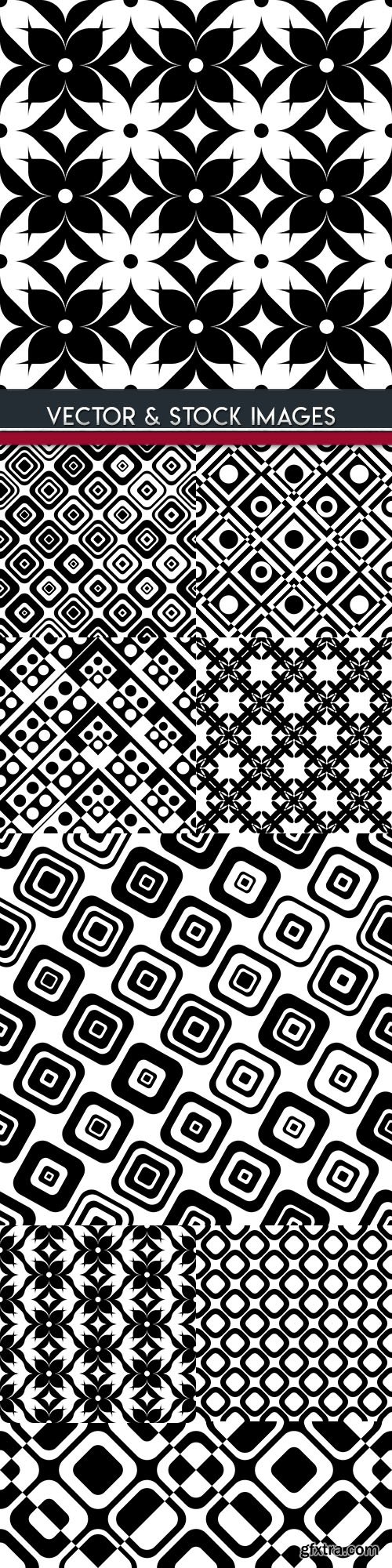 Modern abstract geometry seamless pattern design 33