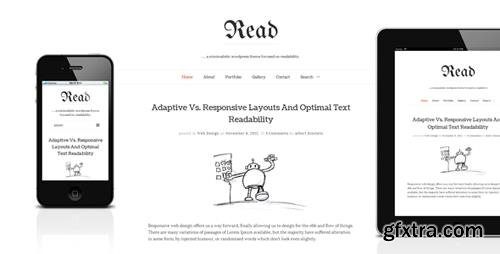 ThemeForest - Read WP v4.4.8 - Minimalist WordPress Blog Theme - 4004353 ThemeForest - Read WP v4.4.8 - Minimalist WordPress Blog Theme - 4004353