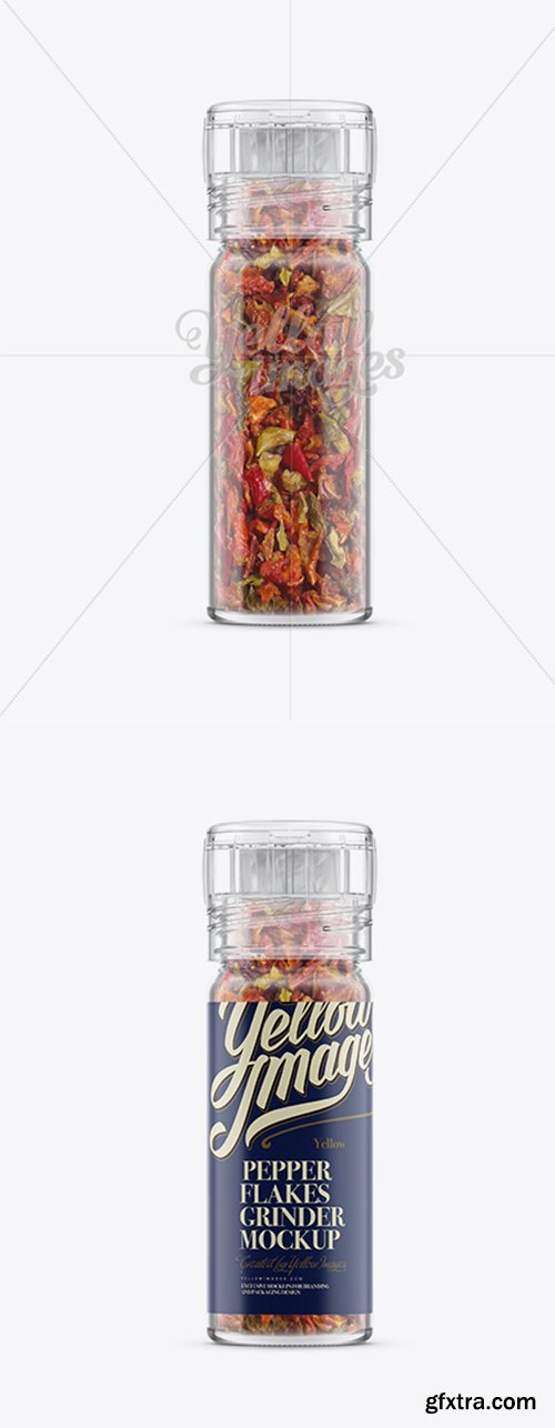 Pepper Flakes Grinder Mockup 12905 Pepper Flakes Grinder Mockup 12905